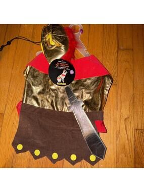 Dog or Pet Gladiator Costume 2 Piece Size Medium New With Tags NWT Halloween